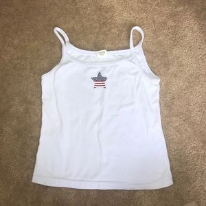 Light Blue Stars and Stripes Tank Top